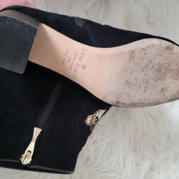 ****SOLD****Kate Spade New York Liverpool Embroidered Booties - Picture 7 of 7